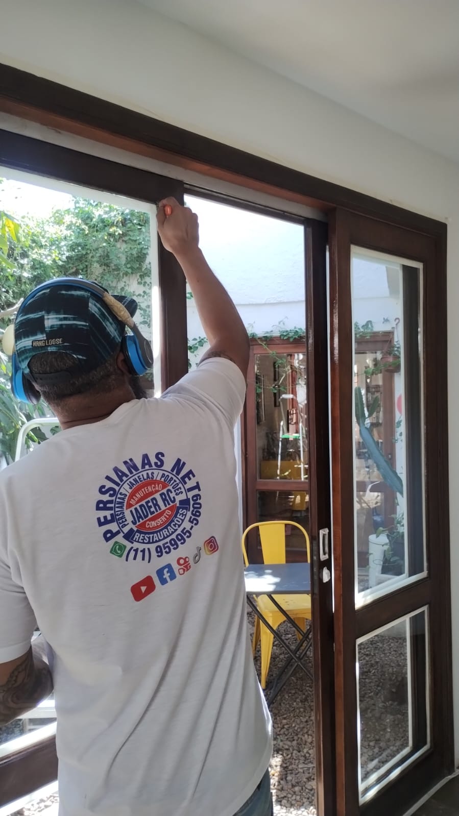 Reparo de porta de correr