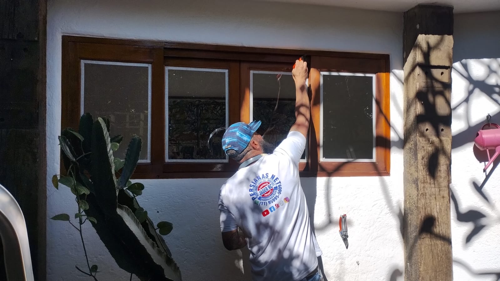 Reparo de janela de correr